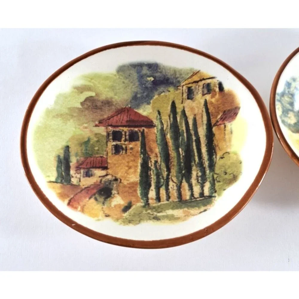 Williams Sonoma Portugal Berry Dessert Bowls Pair Of 2 Countryside Tuscan 5.5x5